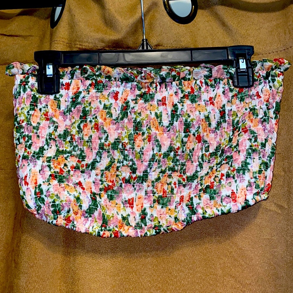 Nasty Gal floral tube top